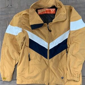 Burton Tan and Navy Snowboard Jacket